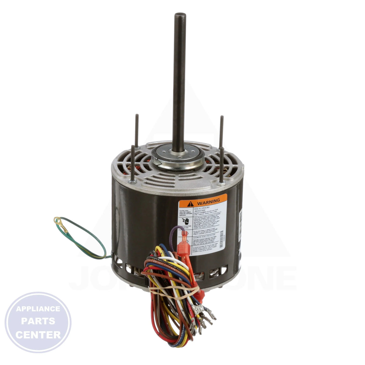 Furnace Blower Motor 5835 - Side view with 115V voltage and 1075 RPM specs