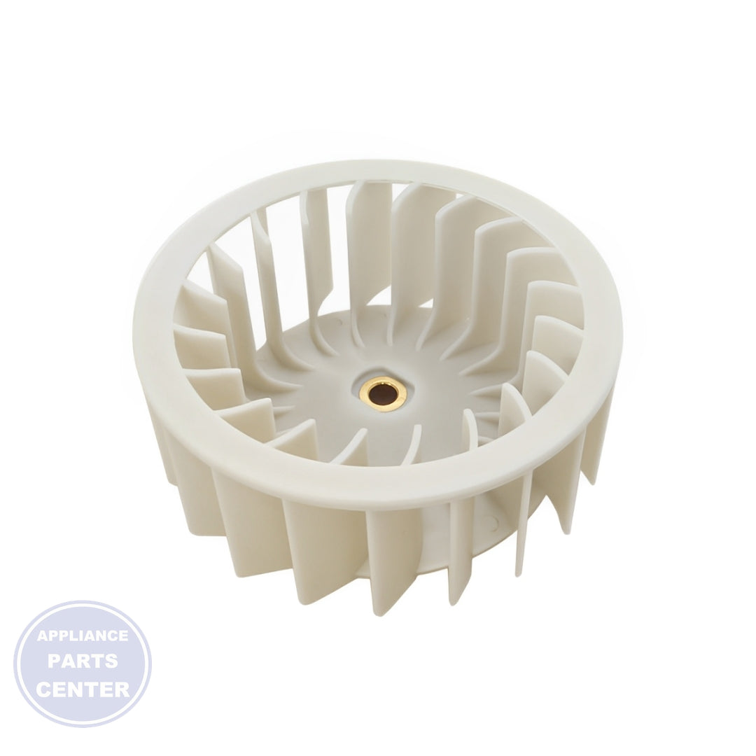 LG DRYER BLOWER FAN ASSEMBLY 5835EL1002A - Installation in specific model showing key mounting points