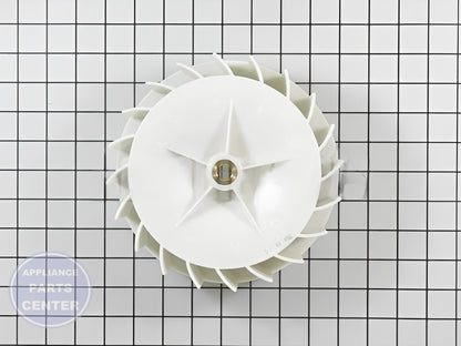 LG DRYER BLOWER FAN ASSEMBLY 5835EL1002A - Installation in specific model showing key mounting points