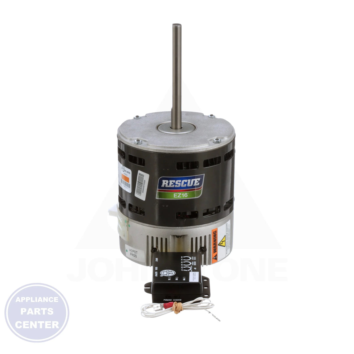 RESCUE EZ16® Blower Motor 5861 - Detailed view of 1/2" shaft diameter and 5.0" shaft length
