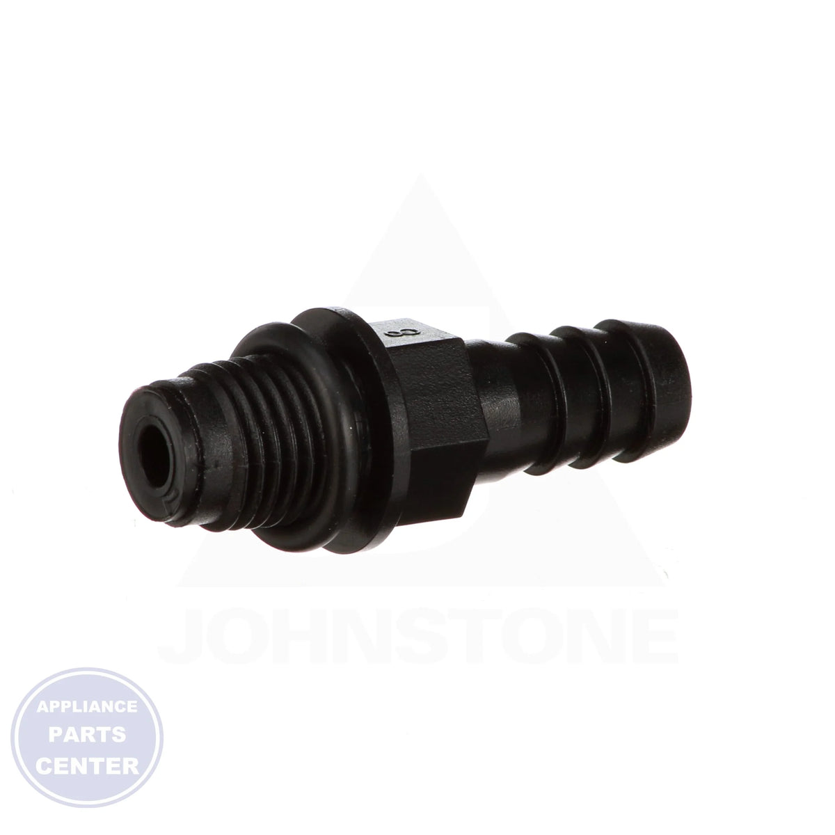 Check Valve 599065 - Side view with 3/8 inch vinyl tubing adapter