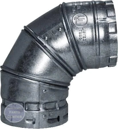 Brand 5" B-Vent Round Adjustable 90 Degree Elbow - Main view showing adjustable feature for specific models