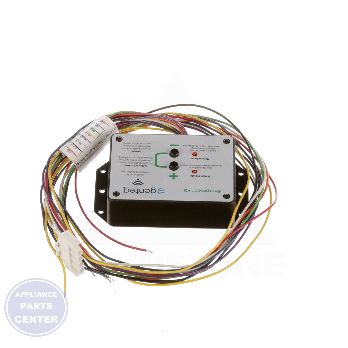 Evergreen® VS User Interface 5K010V - Side view with universal compatibility specs