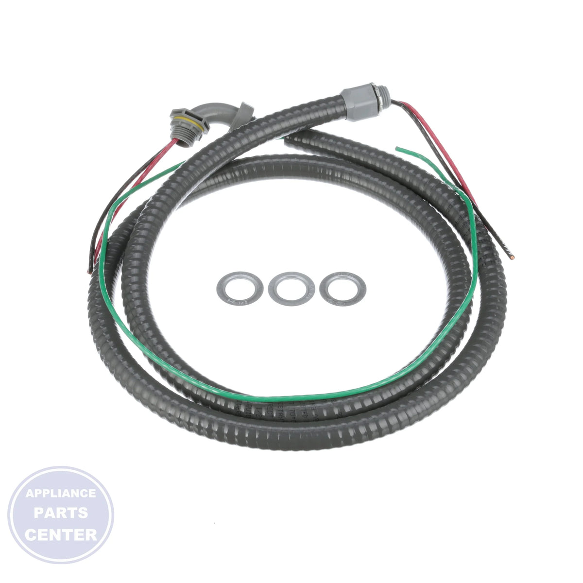 Air Conditioner Whip 6-12-6NM - Side view with 1/2" diameter and 6' length