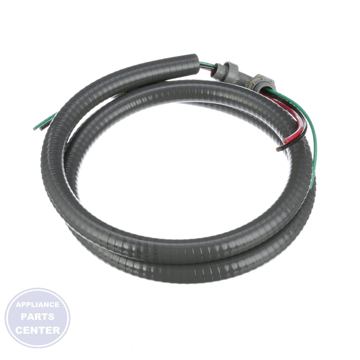 Air Conditioner Whip 6-34-6NM - Side view with 3/4" diameter and 6' length specs