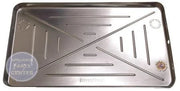 [Brand] Metal Condensate Drain Pan 32x63, 26GA 6-M3263 - Main view showing stackable design for various models