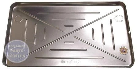 [Brand] Metal Condensate Drain Pan 32x63, 26GA 6-M3263 - Main view showing stackable design for various models