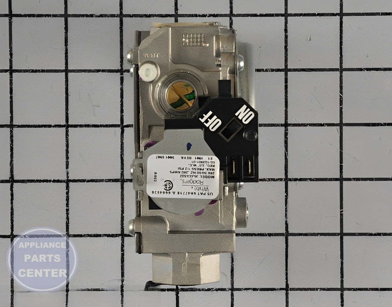 RHEEM NATURAL GAS VALVE 60-103901-01 - Installation in NEU Furnace showing easy mounting points