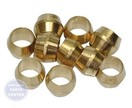 [Brand] 1/4" COMPRESSION SLEEVE 60-4 - Main view showing brass construction for [SpecificModel1]