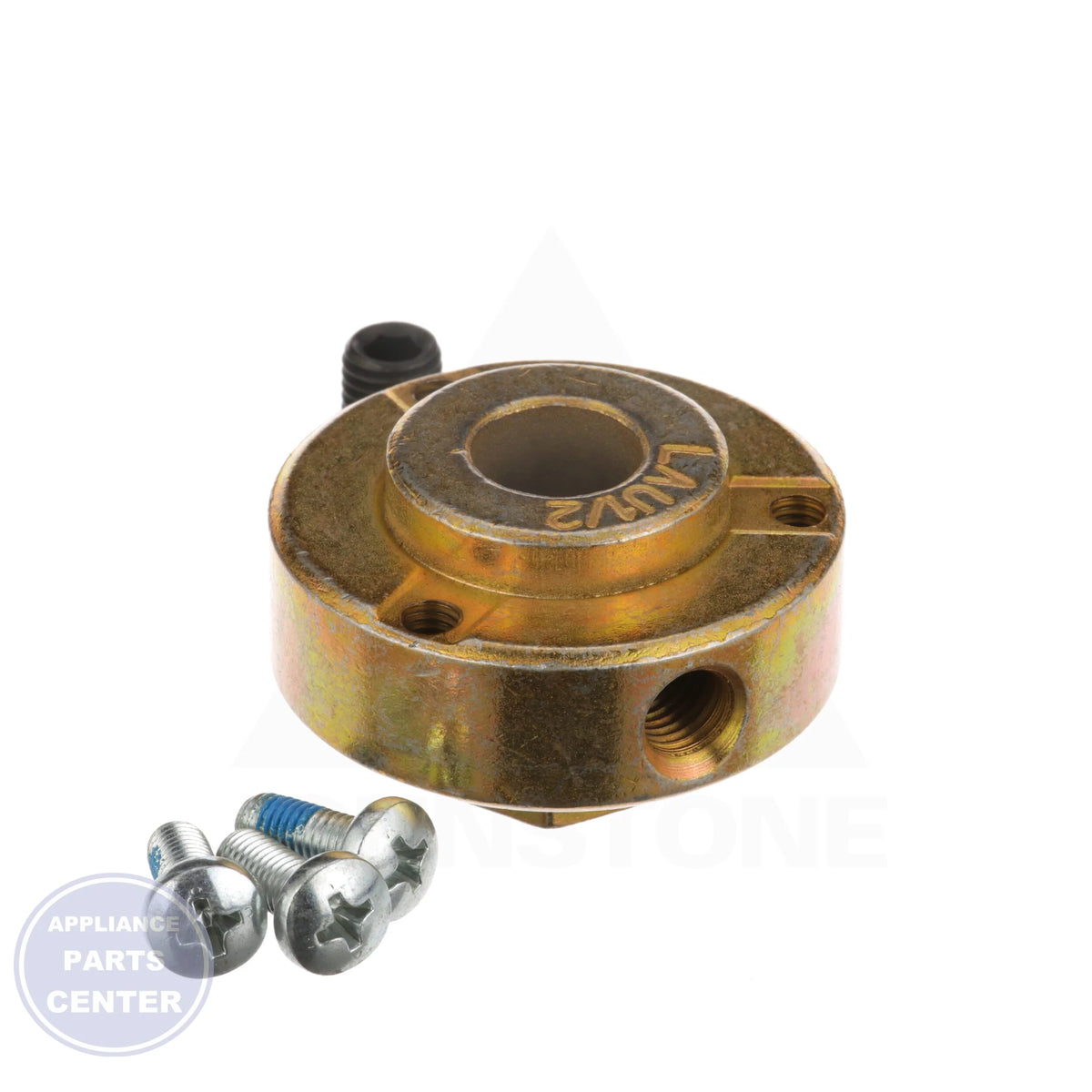 Interchangeable Hub 60-7658-04 - Detailed view of set screws and mounting stability