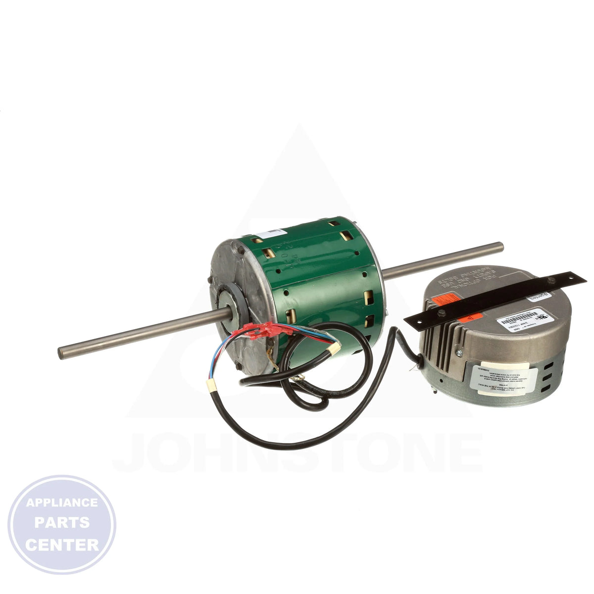 Evergreen® DS Double Shaft ECM Motor 6007DS - Side view with 1/2" Shaft Diameter and 6-3/4" Shaft Length