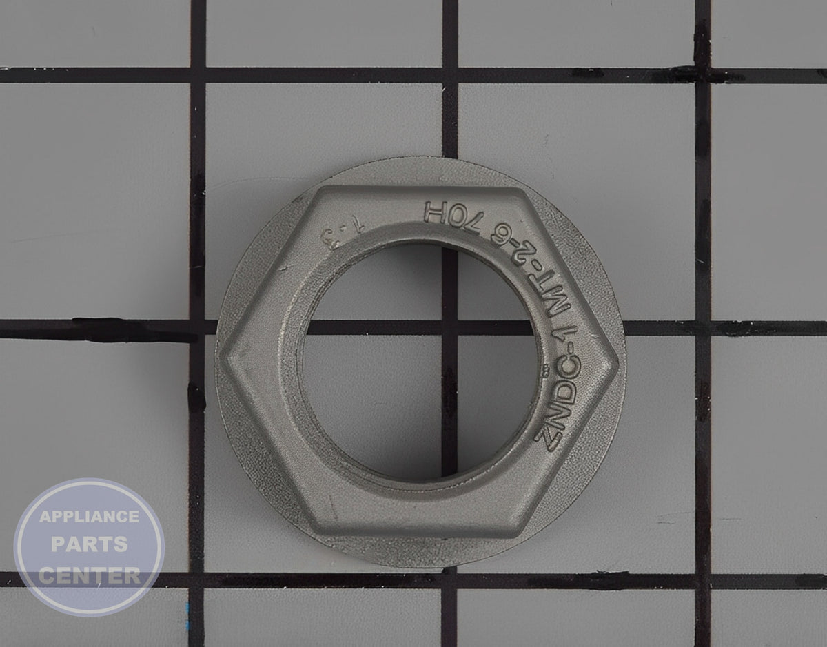SAMSUNG WASHER HEXAGON NUT 6021-001573 - Main view showing secure fastening for Samsung washer models