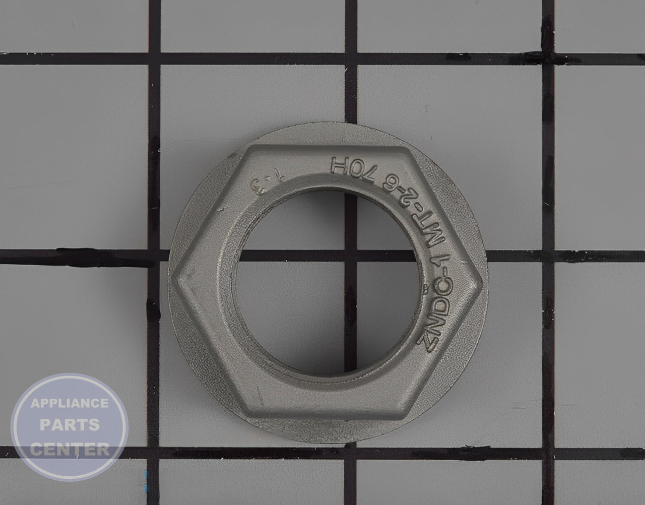 SAMSUNG WASHER HEXAGON NUT 6021-001573 - Main view showing secure fastening for Samsung washer models