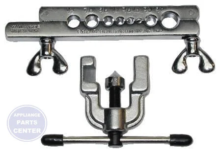 [Brand] Flaring Tool 60210 - Main view showing self-centering yoke and swivel-type flaring cone for H26-864