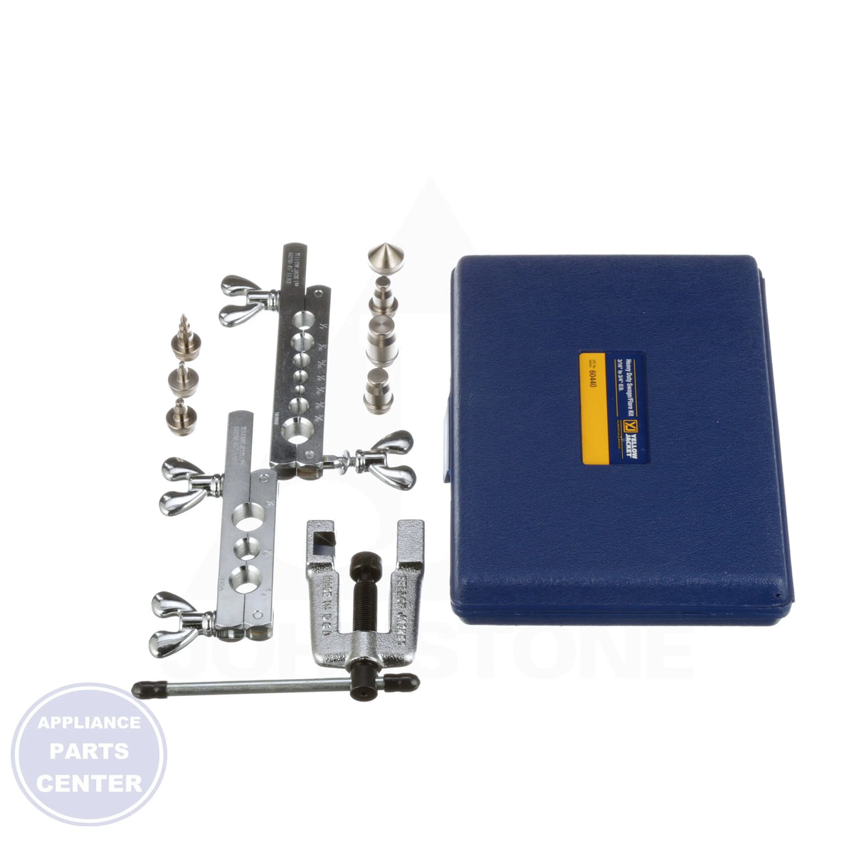 Flare and Swage Kit 60440 - Detailed view of swaging and flaring capacities