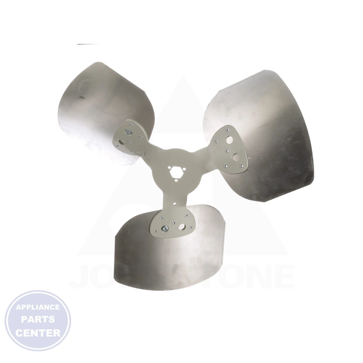 Universal Replacement Condenser Fan Blade 60557401 - Side view with 22" blade and 27° pitch