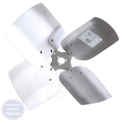 Universal Replacement Condenser Fan Blade 60558301 - Side view with 30° pitch and 4 blades