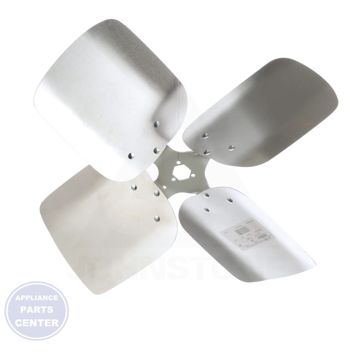 Universal Replacement Condenser Fan Blade 60558901 - Side view with 20-inch size and 30-degree pitch