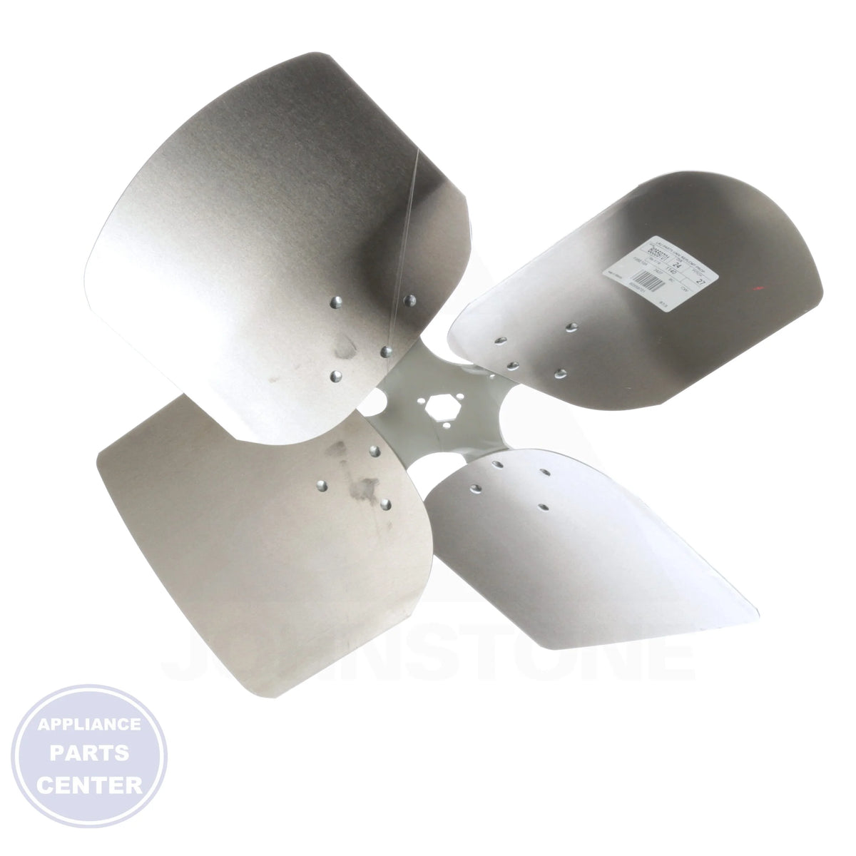 Universal Replacement Condenser Fan Blade 60559701 - Side view with 27° pitch and 4 blades