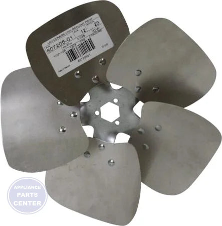 [Brand] Universal Replacement Condenser Fan Blades 60560801 - Main view showing 5-blade design for GE, Whirlpool, Frigidaire models