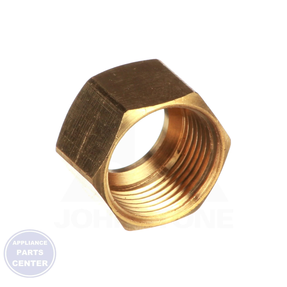 1/2" COMPRESSION NUT 61-8 - Side view with 1/2" OD specifications