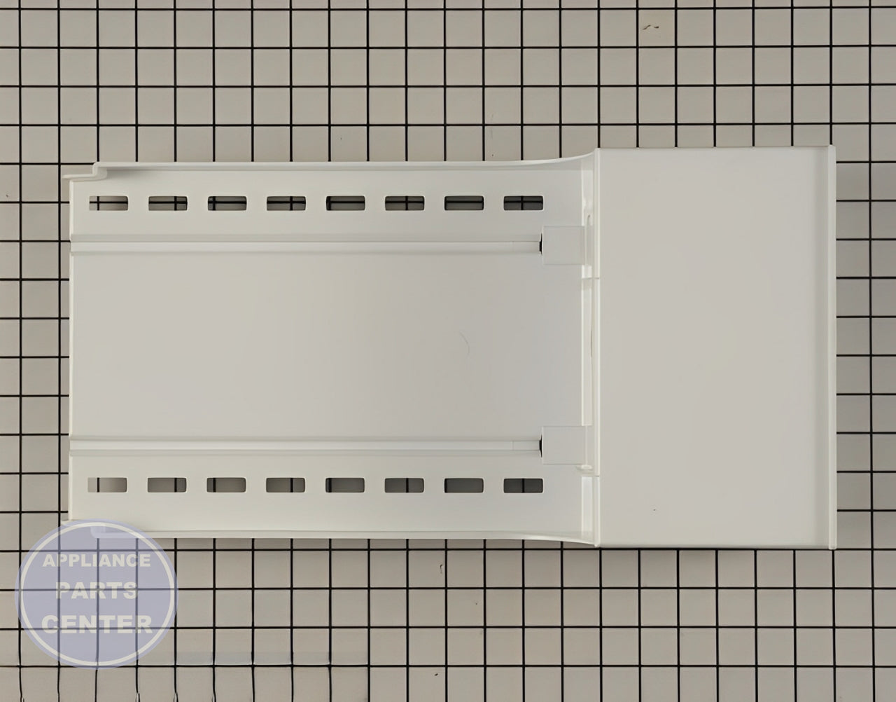 WHIRLPOOL REFRIGERATOR ICE ENCLOSURE 61005619 - Main view showing ice maker support for WPL Refrigerator models