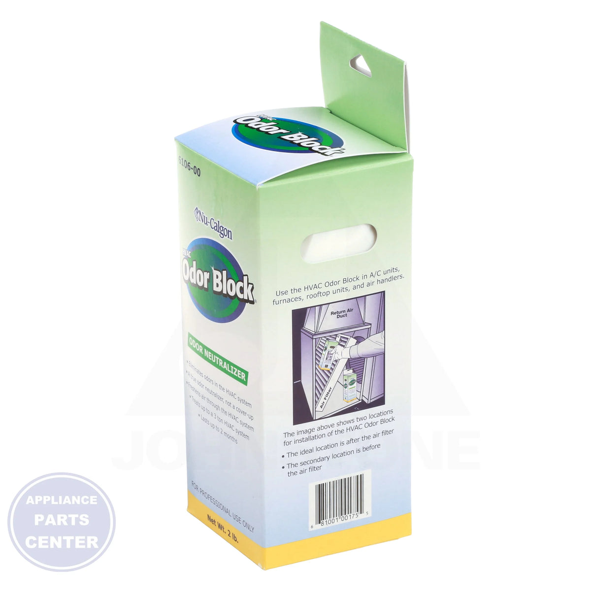 Odor Block 6106-00 - Detailed view of solid non-toxic product