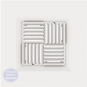 Commercial Adjustable Modular Diffusers 10 10 W 610601 - Main view showing customizable airflow for commercial HVAC models