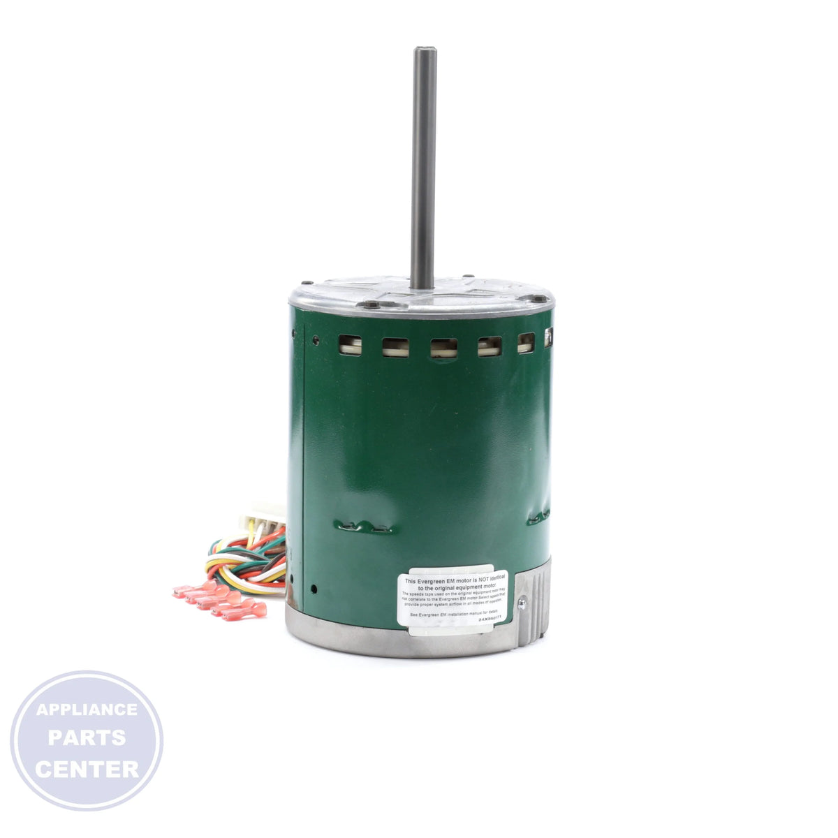Evergreen® EM ECM Replacement Blower Motor 6110E - Side view with 5-5/8" diameter specifications