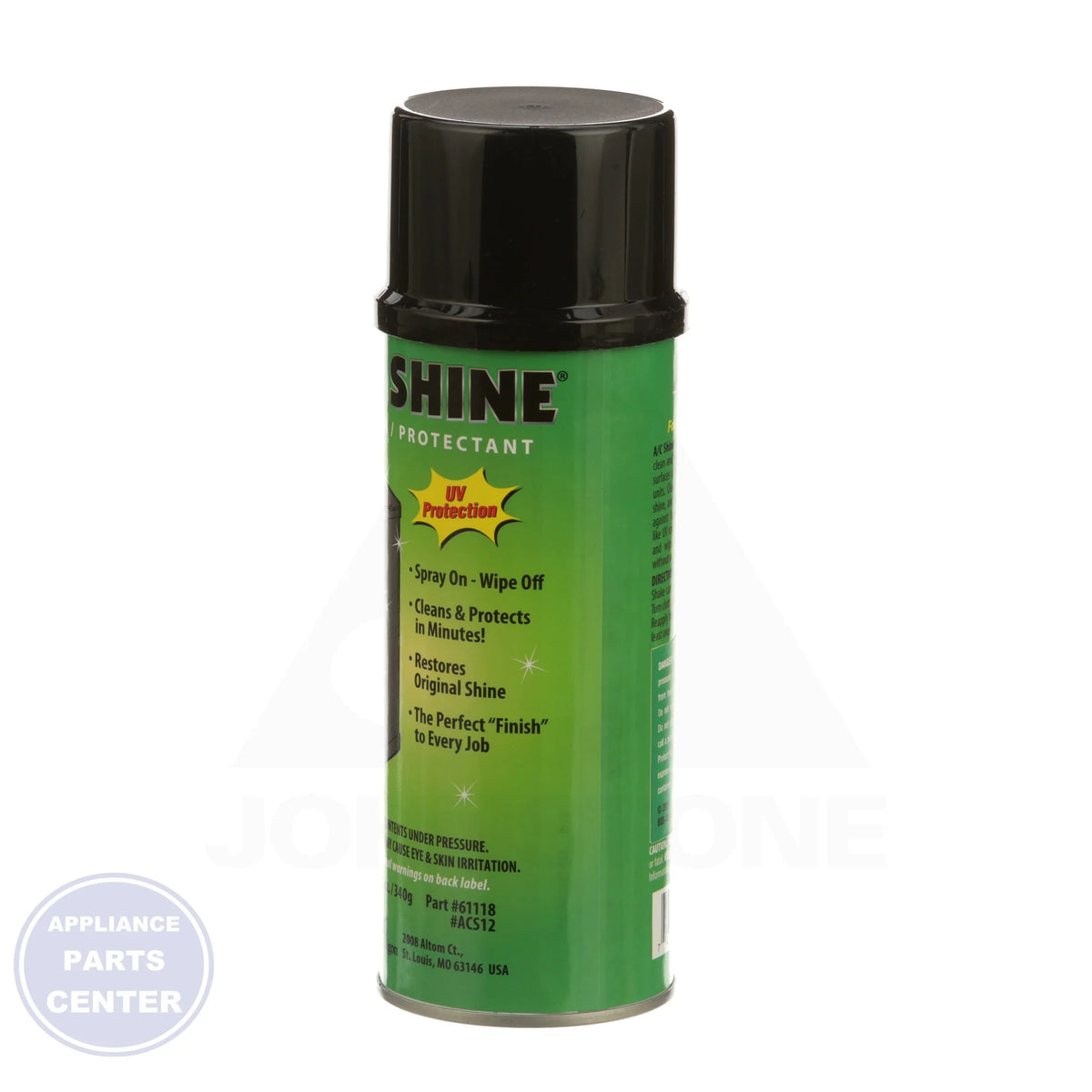 A/C Shine 61118 - Detailed view of cleaning formula