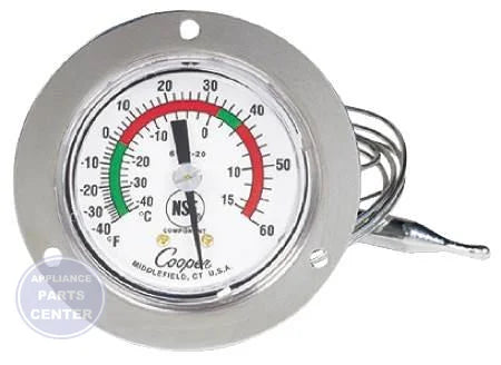 [Brand] Vapor Tension Thermometer 6142-20-3 - Main view showing front flange design for accurate temperature measurement in [specific models]