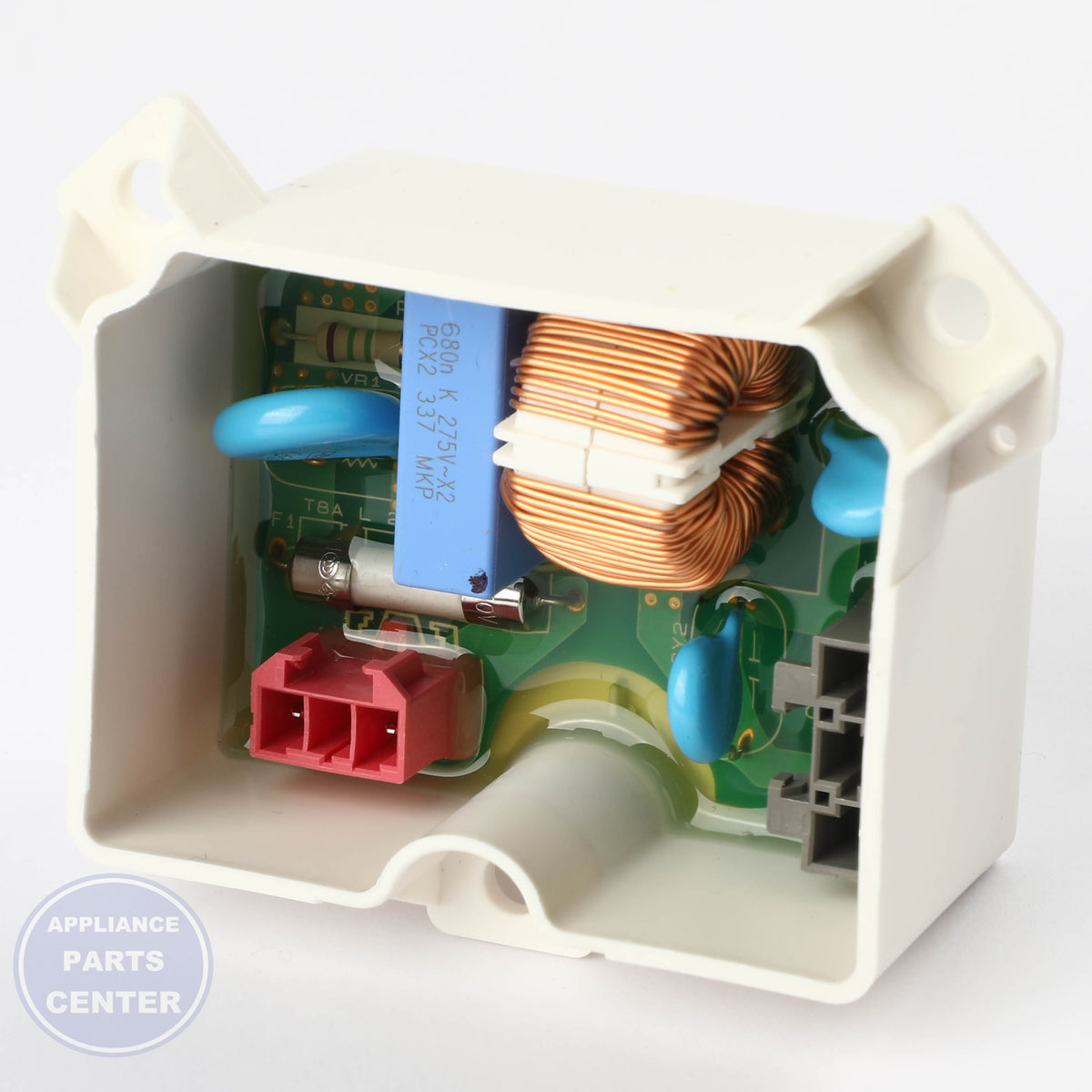 L-G FILTER ASSEMBLY 6201EC2002U - Installation in L-G model showing key mounting points