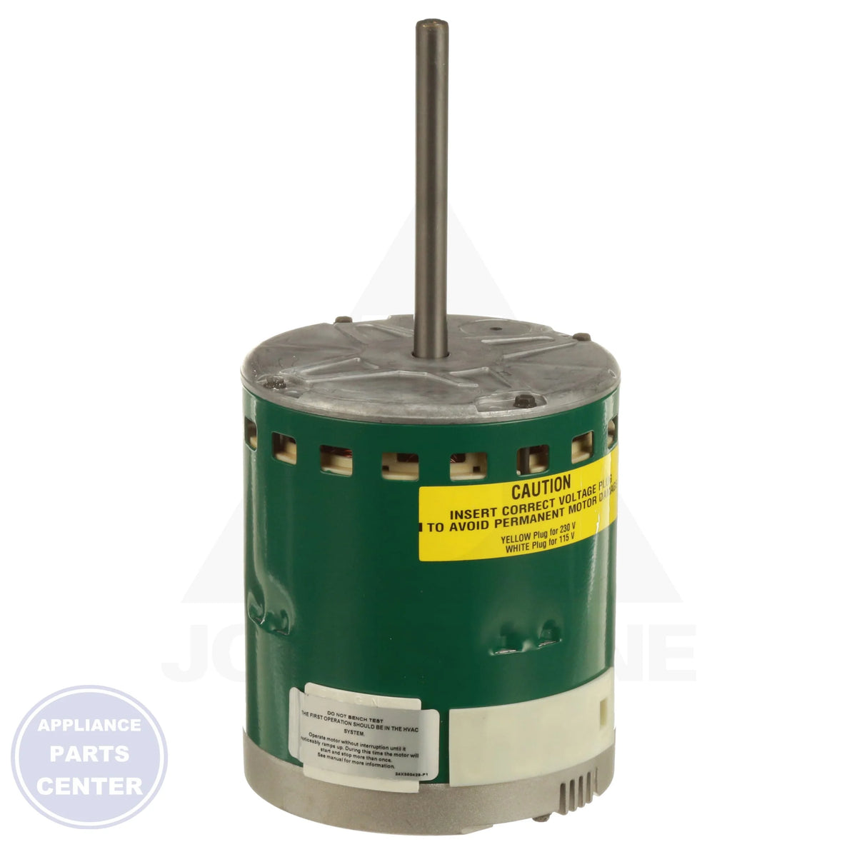 Evergreen® EM Dual Voltage ECM Direct Drive Blower Motor 6207X - Side view with 1/2" shaft diameter