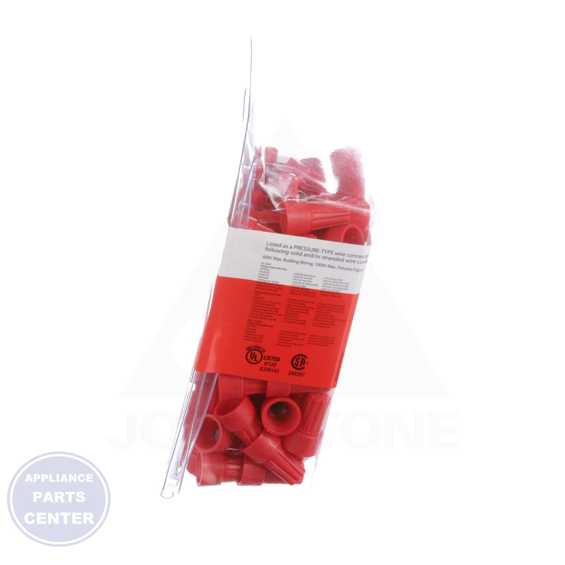 Wire Connectors 623-005 - Detailed view of 600 volt compatibility