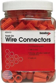 [Brand] Wire Connector Jar 623-013 - Main view showing color coding for wire gauge.