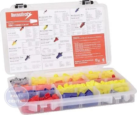 [Brand] 600-Piece Wire and Wing Connector Kit 623-MIX - Main view showing various connectors for secure wire connections