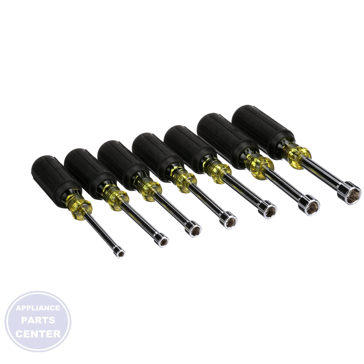 Nut Driver Set 631 - Side view with assorted sizes and comfort grip
