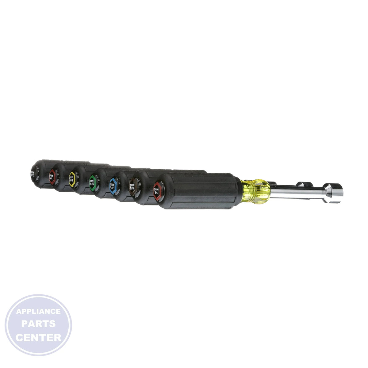 7-Piece Magnetic Tip Nut Driver Set 631M - Detailed view of assorted sizes and magnetic tips