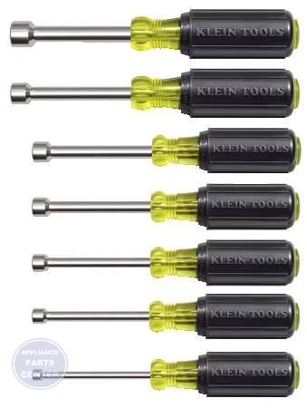 Appliance 7-Piece Magnetic Tip Nut Driver Set 631M - Main view showing cushion grip handles for H25-274 model