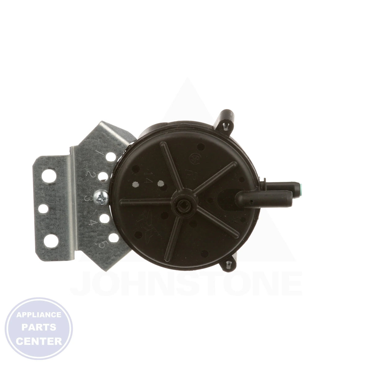 Pressure Switch 632444R - Side view with precise specifications