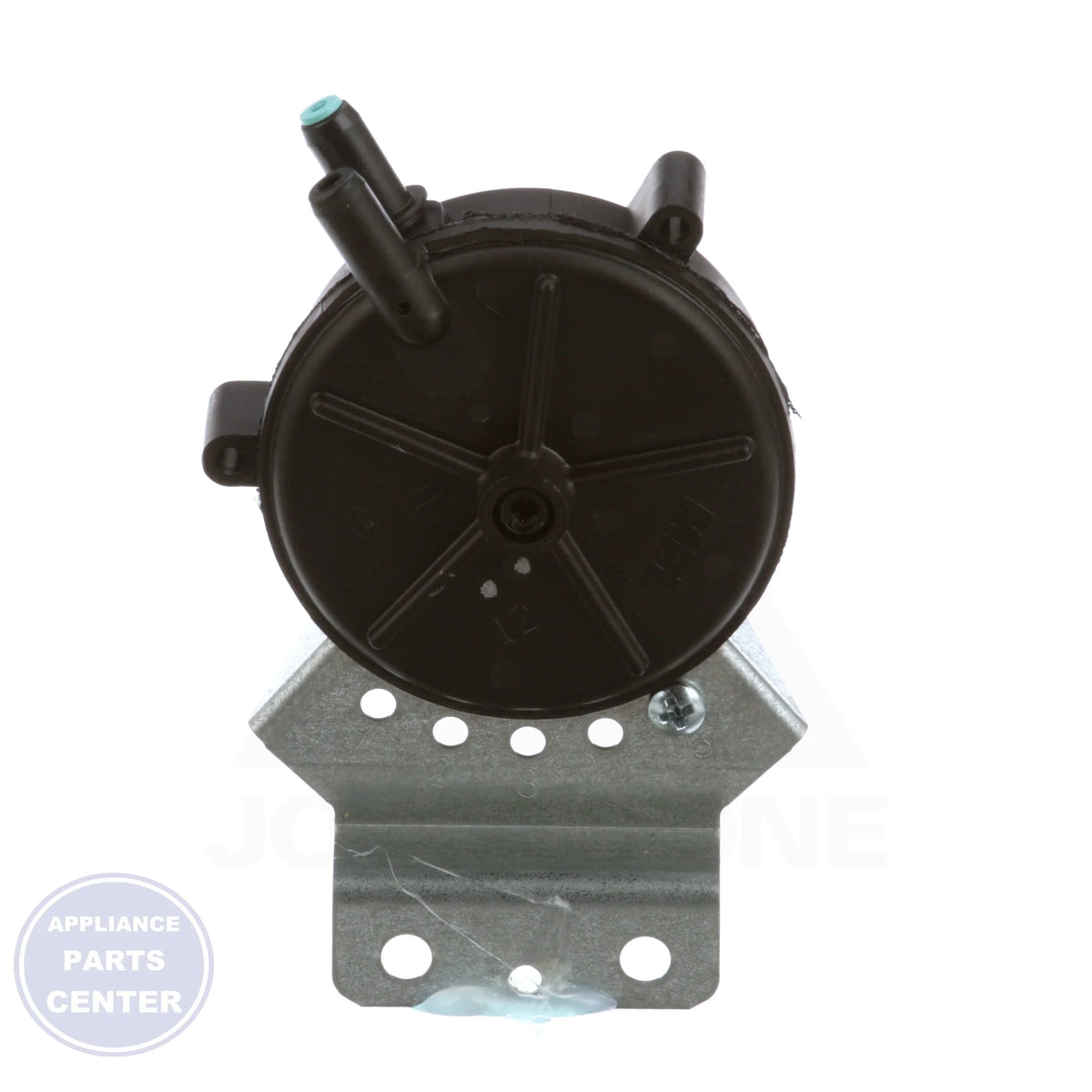 Replacement Pressure Switch 632451R - Side view with precise measurements