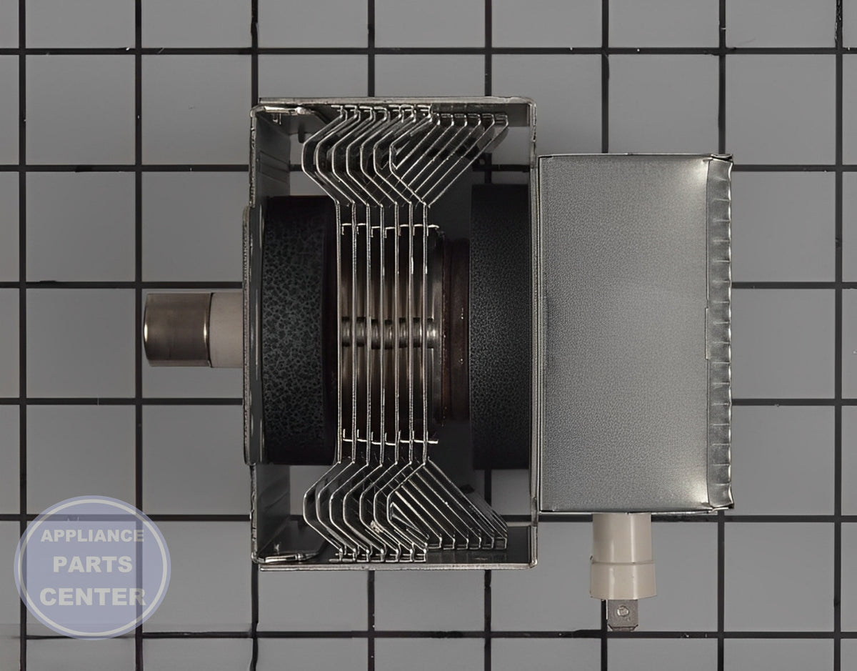 LG MICROWAVE OVEN MAGNETRON 6324W1A001L - Side view with precise technical specs