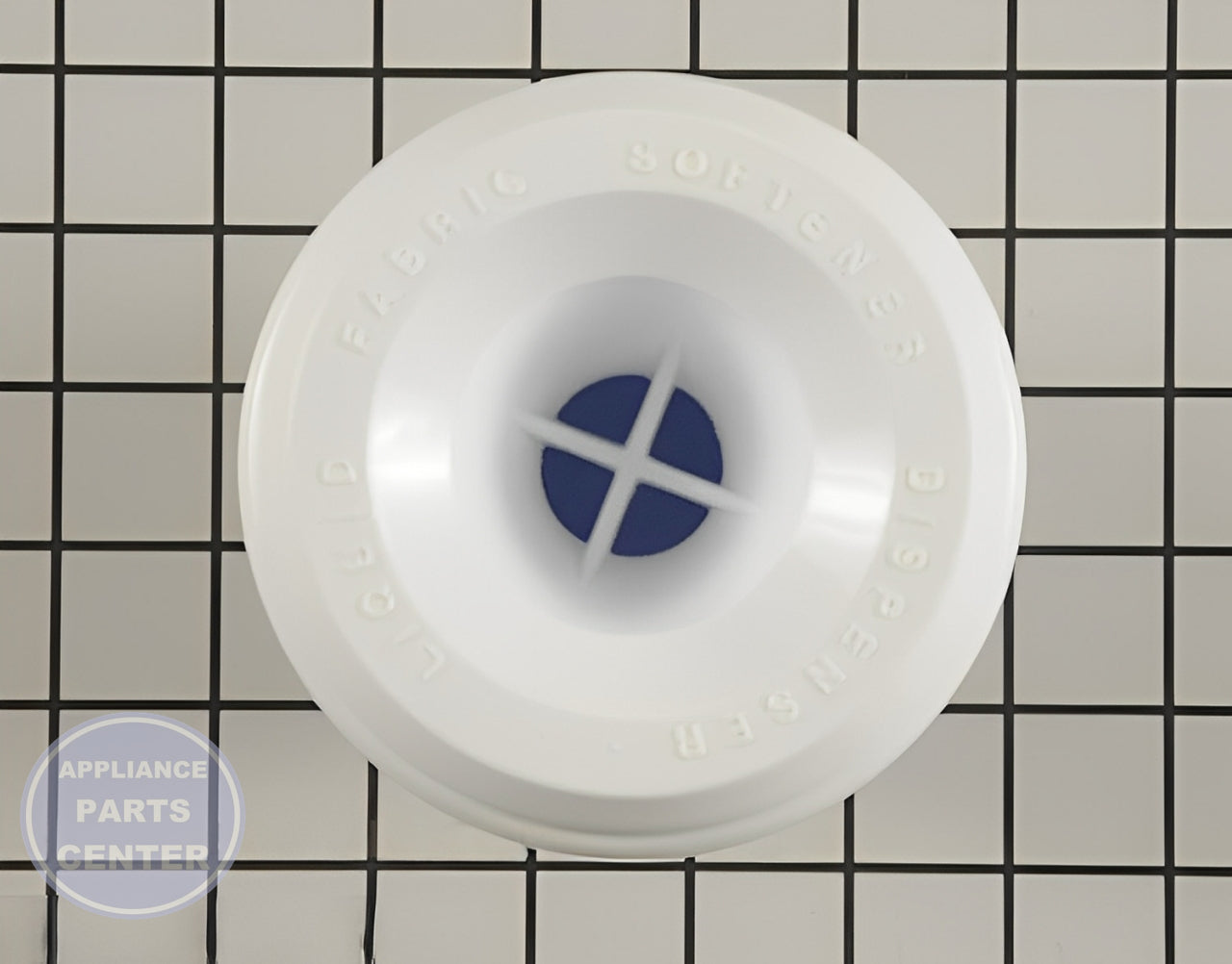 WHIRLPOOL Fabric Softener Dispenser 63580 - Detailed view of high-quality construction