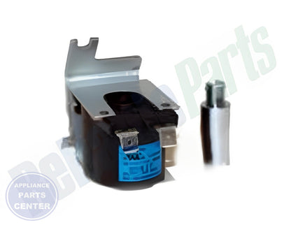 LG REFRIGERATOR SOLENOID REVERSING VALVE 6421JB2002R - Side view with energy-efficient specifications