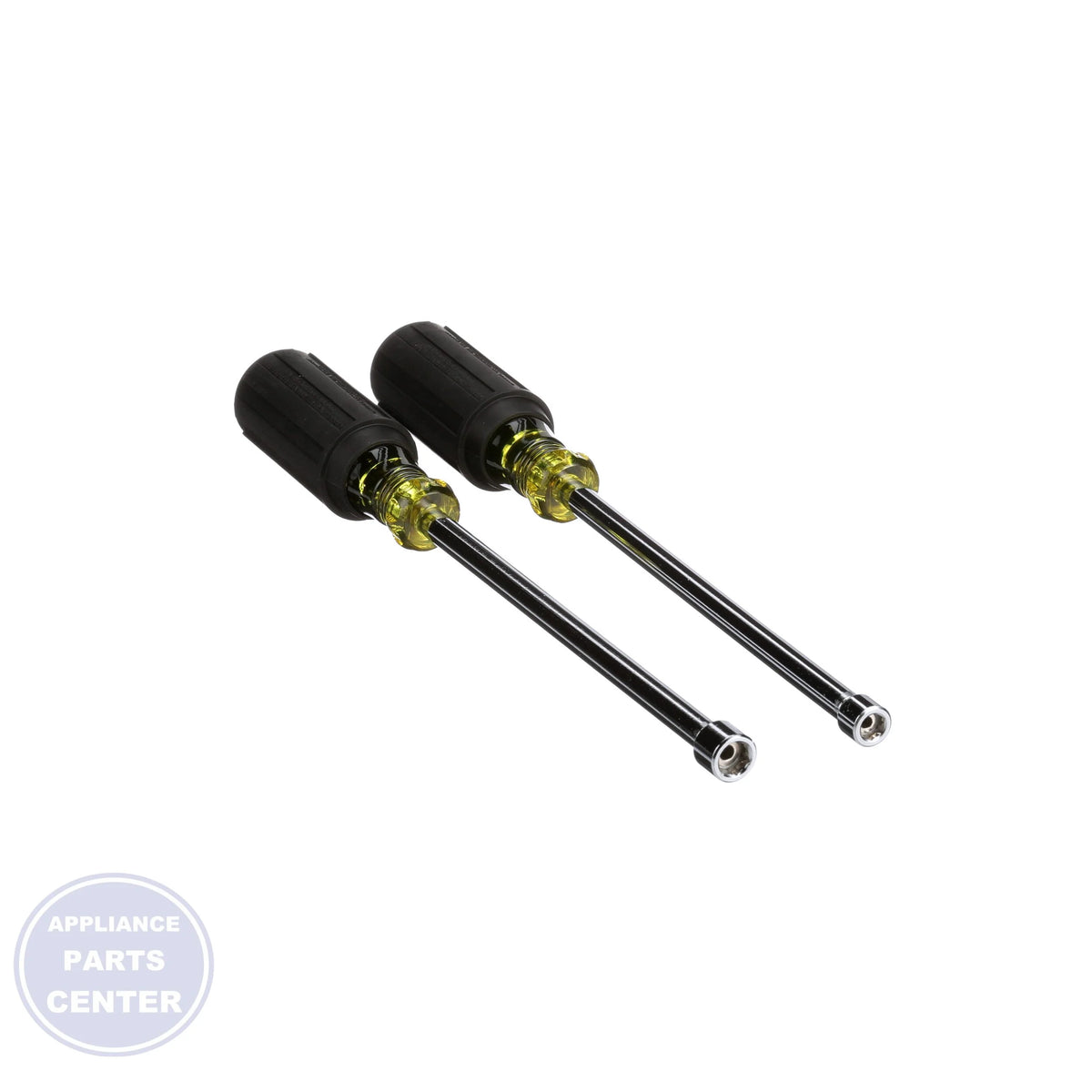 2-Piece Magnetic Tip Nut Driver Set 646M - Side view with 9-3/4" shaft lengths