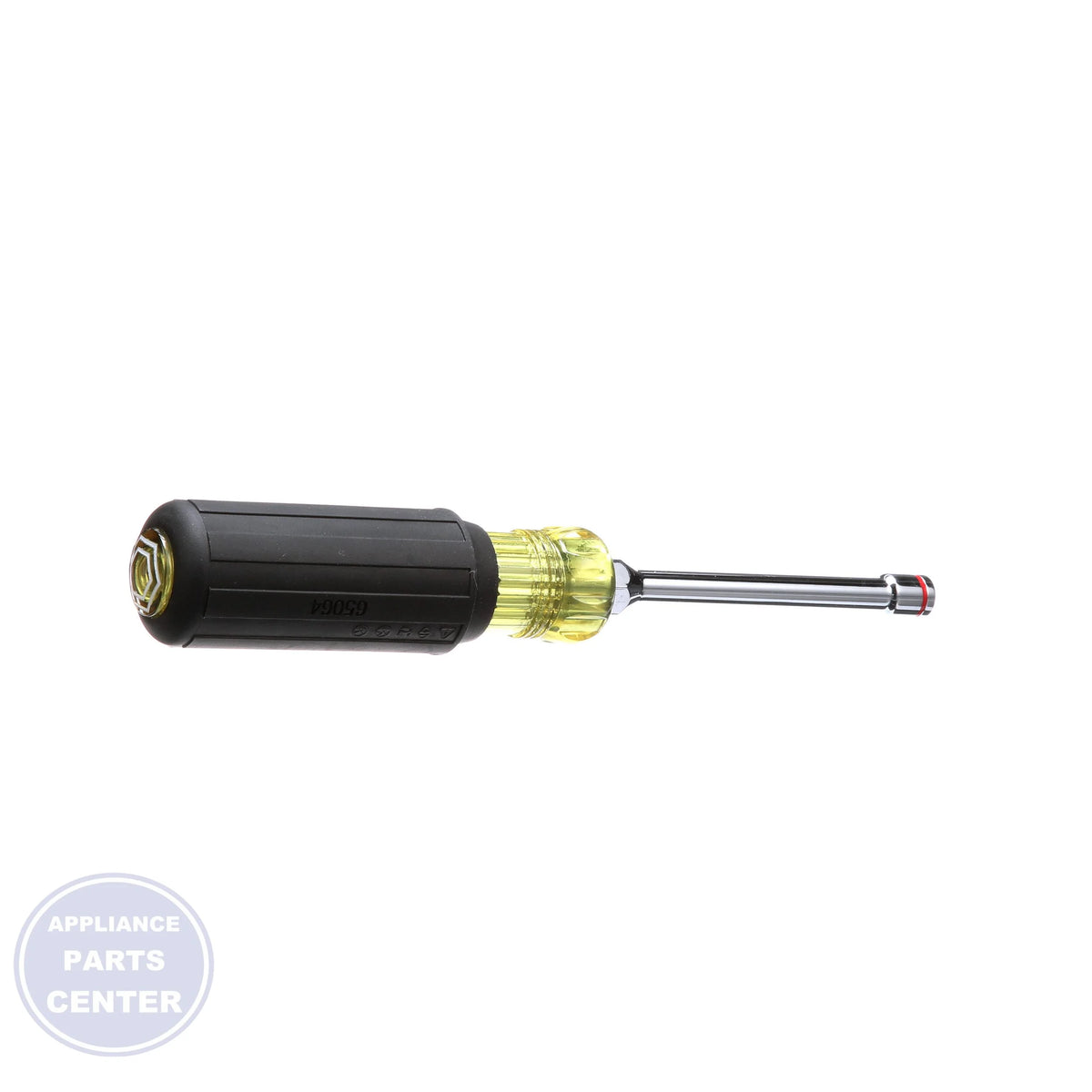 2-in-1 Nut Driver 65064 - Side view with 1/4" and 5/16" hex nuts