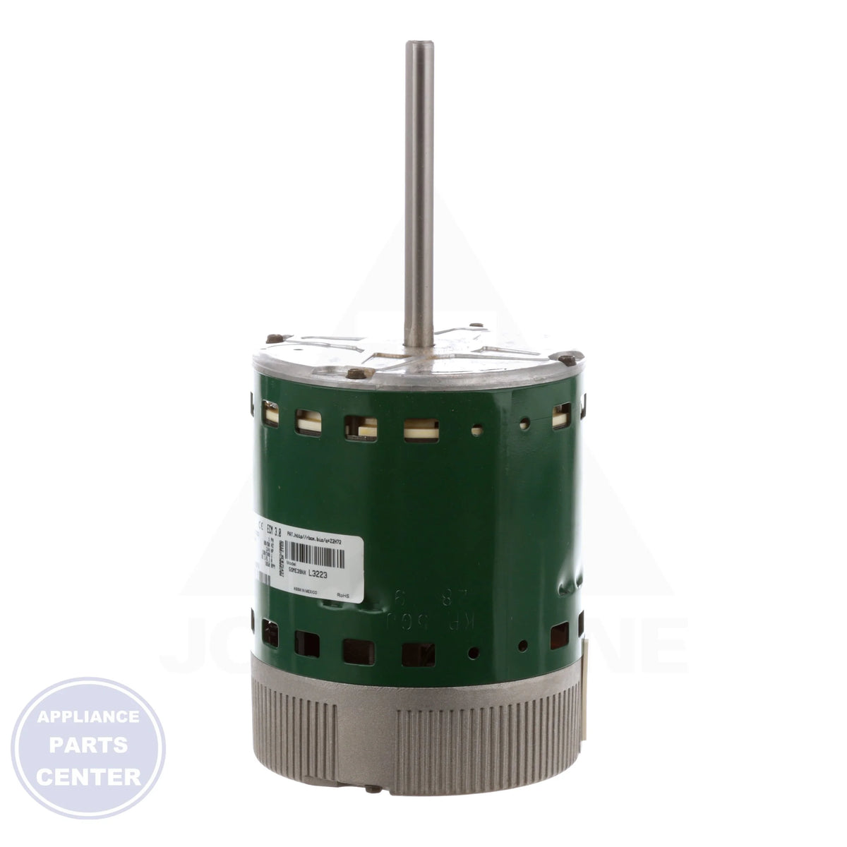Evergreen® VS 6507V - Detailed view of 80% efficiency and 1/2" shaft diameter
