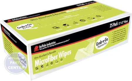 Appliance Microfiber Cleaning Cloths 65102 - Main view showing absorbent material for all models