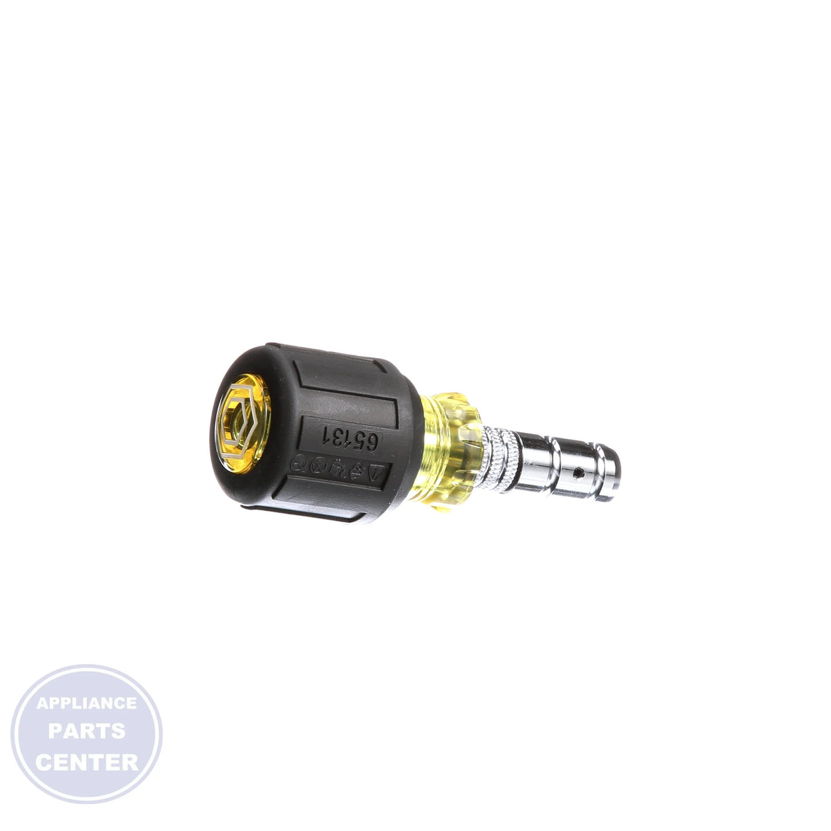 Slide Drive Stubby Magnetic Nut Driver 65131 - Side view with adjustable driver head specs