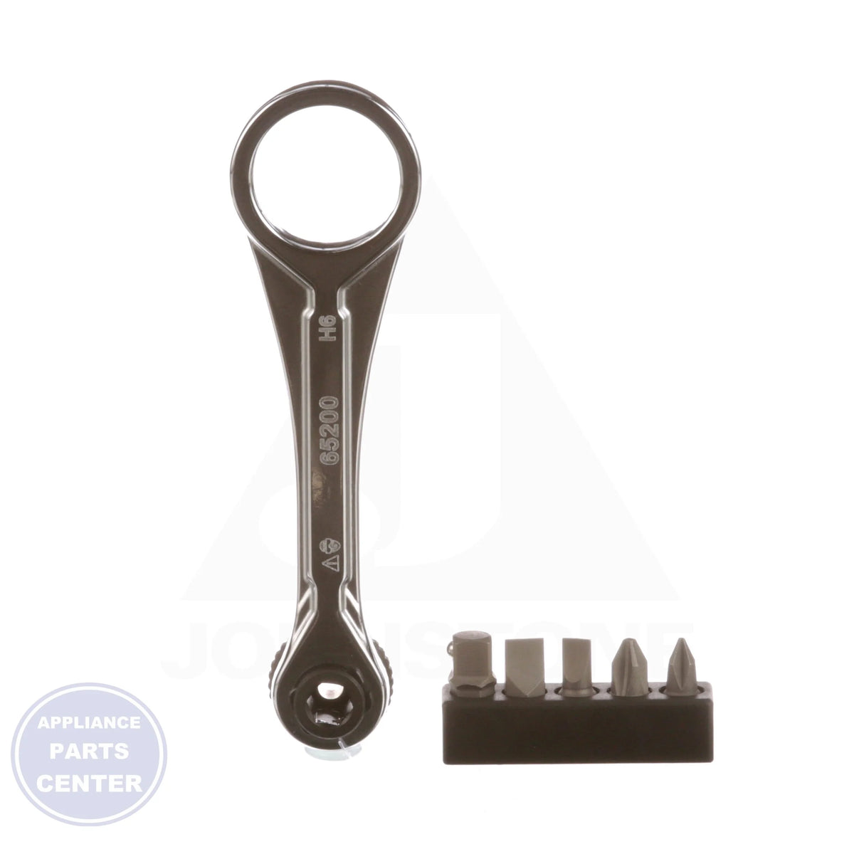 Slim-Profile Mini Ratchet Set 65200 - Side view with compact specifications